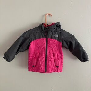 NORTH FACE - NORTHFACE - TODDLER - WINTER JACKET - JACKET - SIZE 2T - PINK/SILVR